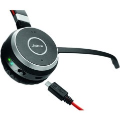 Jabra Evolve 65 SE UC Stereo Wireless Headset - Black | Ultimate Comfort & Superior Sound Quality